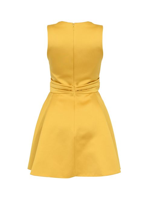 Abito in duchesse con dettaglio gioiello Sun Elisabetta Franchi | AB87261E2EV4